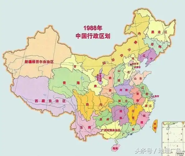 中国行政区域变革地图1949今