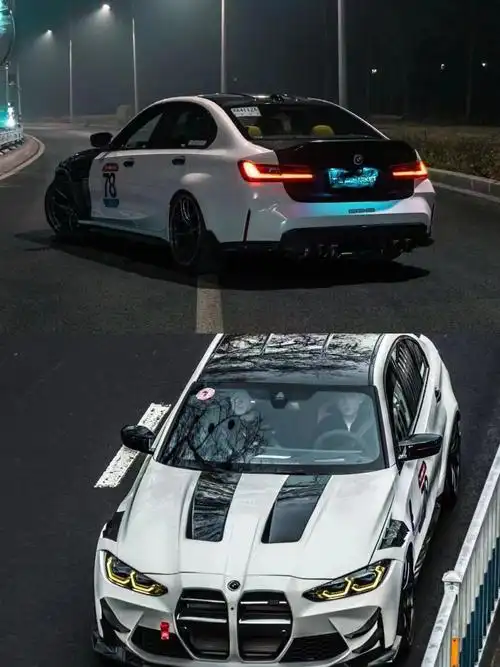 宝马g80m3改装csl尾盖自带鸭尾感觉