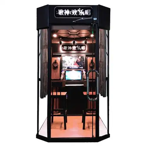 唱歌机军营迷你ktv隔音练歌家用自助唱歌移动商场唱吧一体机投币
