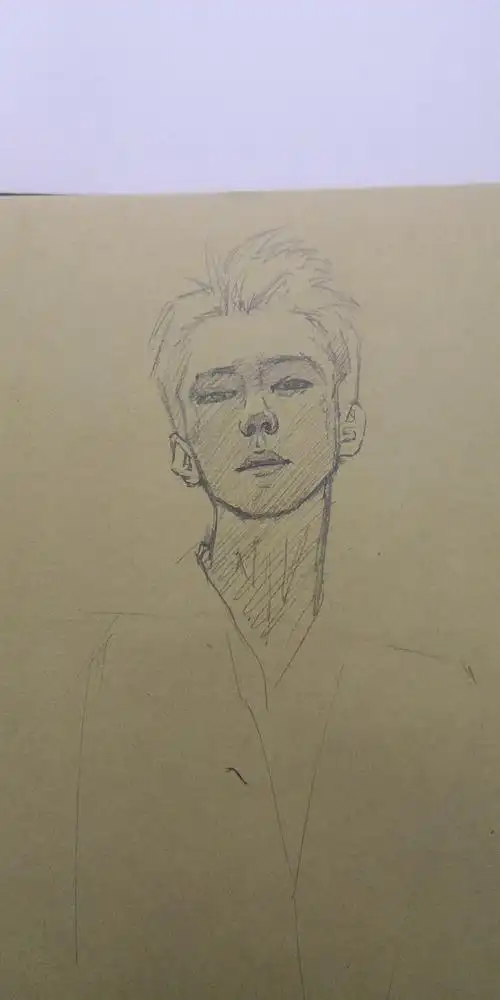 手绘明星～吴世勋(附步骤图)