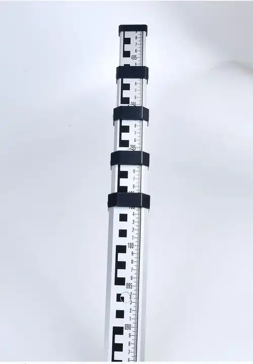 定制塔尺5米加厚铝合金3米水准仪标尺7m可伸缩双面刻度尺工程测量工具