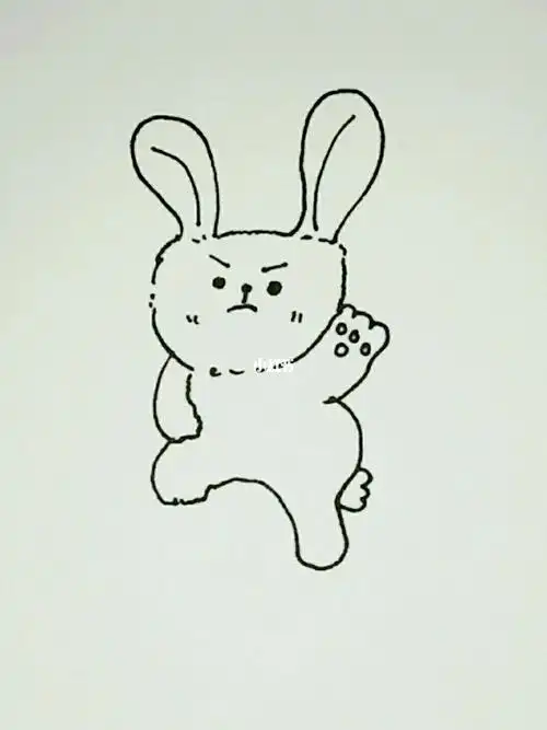 可爱小兔兔简笔画