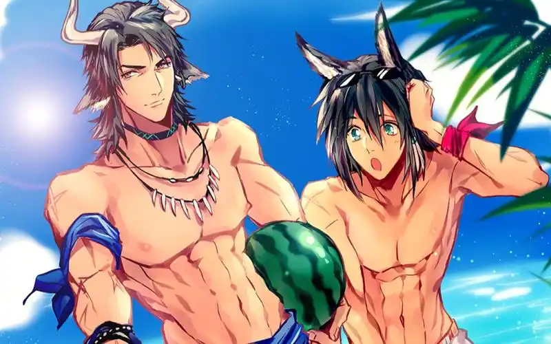 【深海翻车鱼】明日方舟 角峰&讯使 涂鸦摸鱼板绘过程