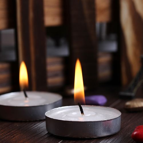 高品质环保蜡烛 白色蜡烛无烟无味小清新烛台浪漫生日婚礼用品