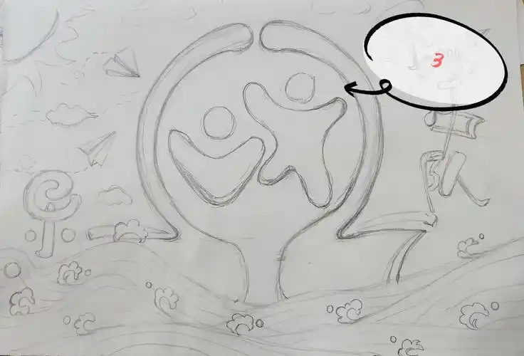 【启文小学】我们的班旗——202乐学中队班旗设计