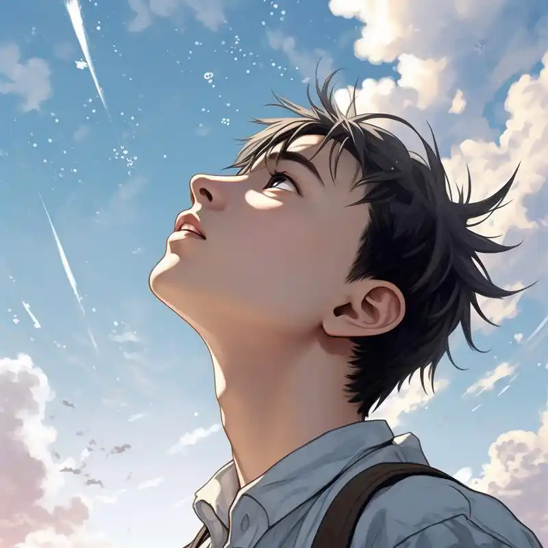 这组蓝色天空背景头像真的太美啦!