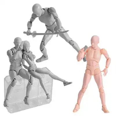 暴风shf关节可动素体漫画人体模型美术素描绘画写生画画人偶手办