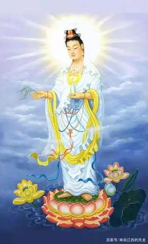 佛光普照,阿弥陀佛观音菩萨