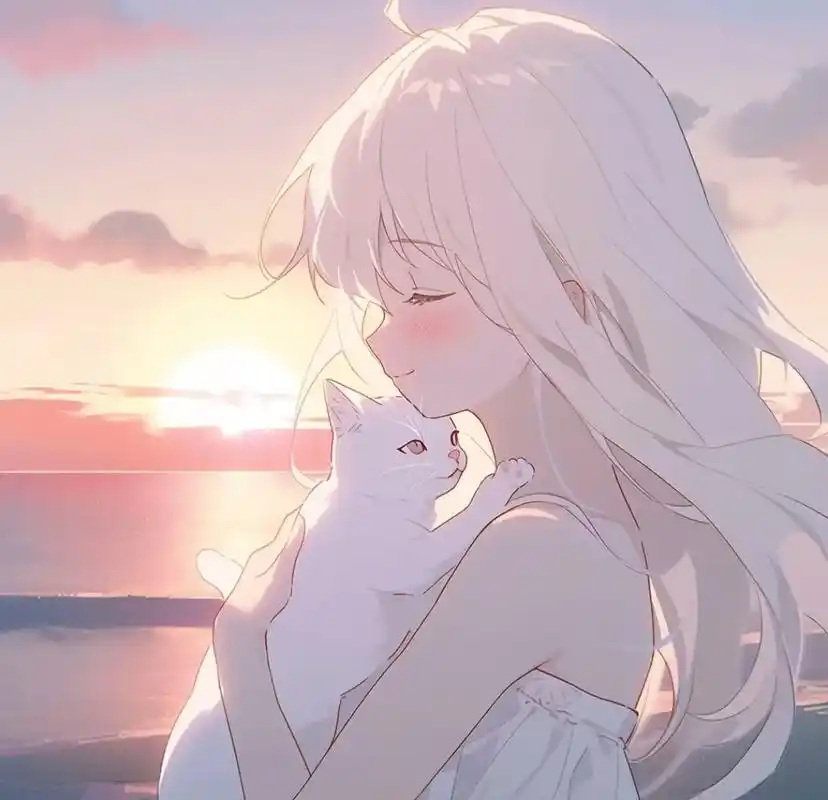 治愈系动漫女头,超温柔!#动漫少女 #动漫女头 #小清新 - 抖音