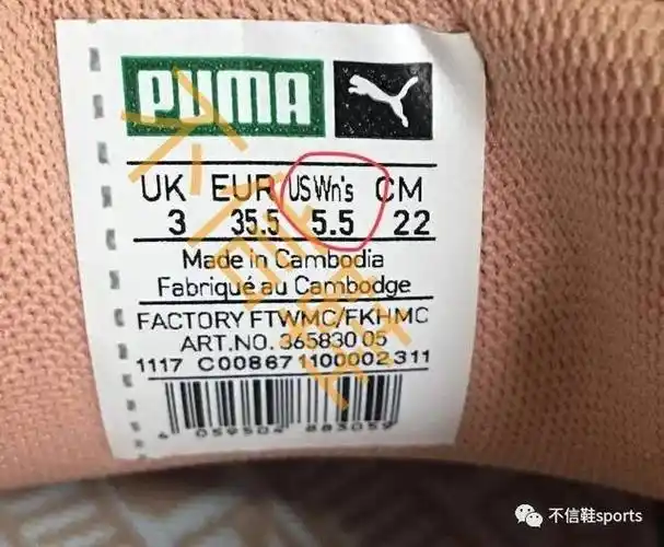 彪马puma鞋真伪鉴定,看鞋标小细节!