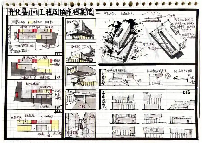 案例抄绘方法论之文化类建筑抄绘方法