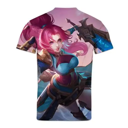 特价捡漏 王者荣耀游戏衣服短袖t恤男公孙离新款皮肤印花t恤学生潮流