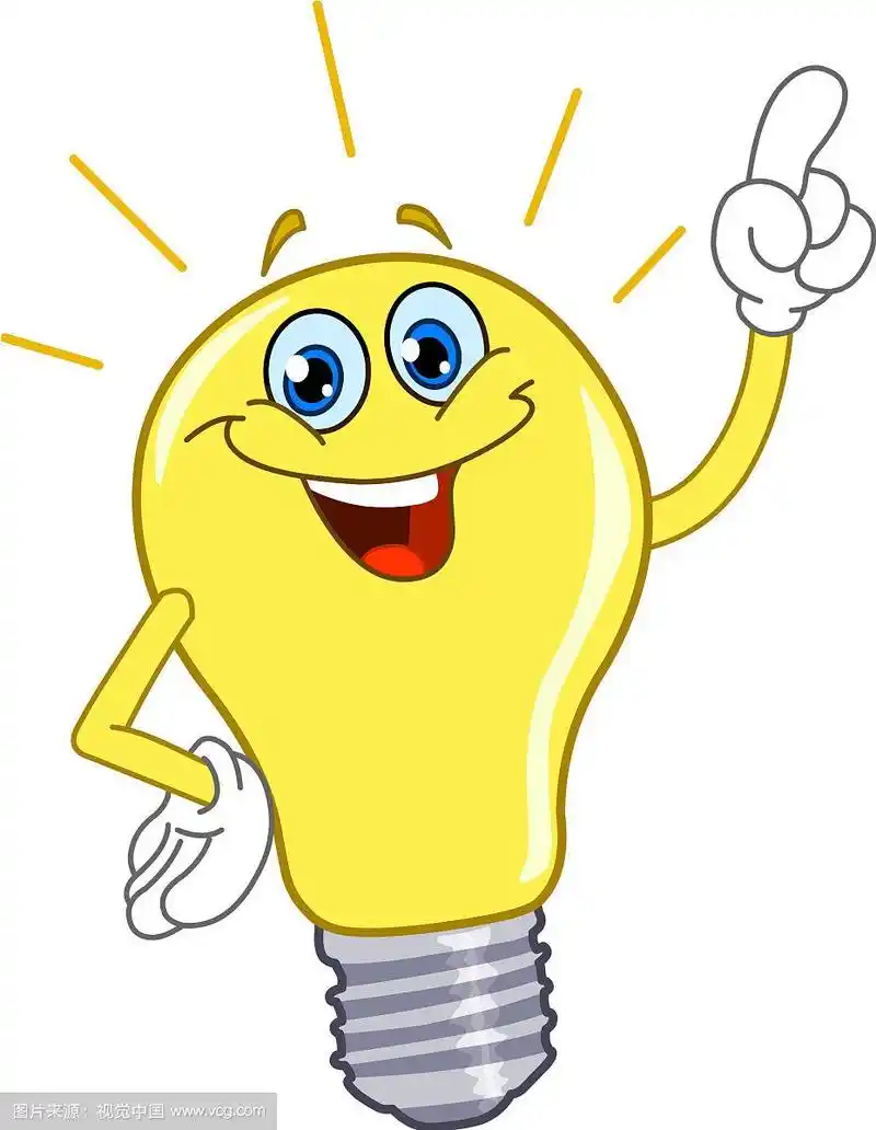 卡通灯泡