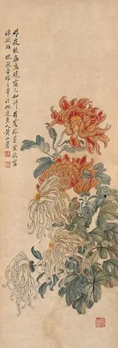 点击查看大图画家笔下的精美菊花 - 伴月轩主 - 伴月轩主