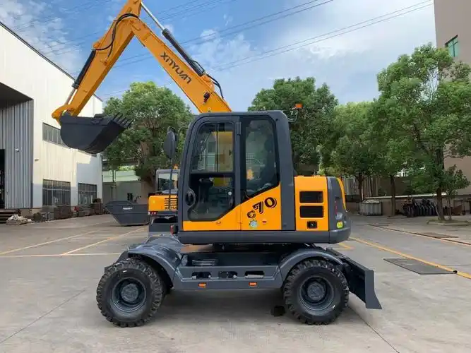 供应新源重工xyc70w无级变速轮式挖掘机丨湿式刹车湿式驱动桥丨高端