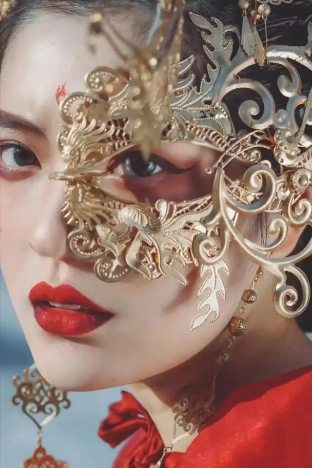 小山重叠金明灭,鬓云欲度香腮雪!神级coser还原半面妆令人叹服