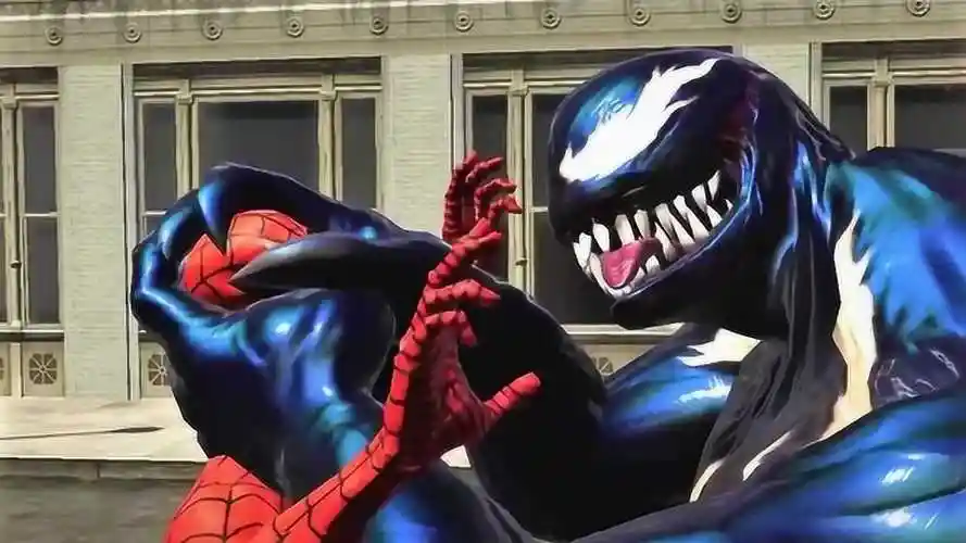 《蜘蛛侠:暗影之网》游戏:蜘蛛侠vs毒液,毒液想吃蜘蛛侠的头!