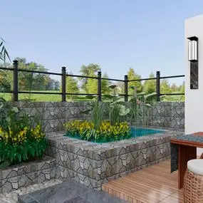 美式乡村外墙砖200x400文化石墙砖小院子花池瓷砖别墅露台背景墙