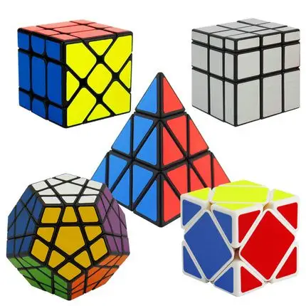 圣手异形魔方套装组合 初学者儿童 学生比赛专用五魔方金字塔镜面