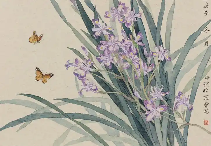 没骨花鸟  #画画  #写生  #没骨画  #绘画  #国画  #工笔画  #寻找