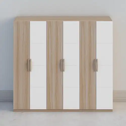 cc04六门柜3d模型下载_衣柜3d模型下载_免费3dmax模型库-酷家乐