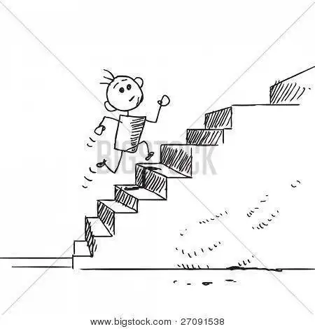 防踩踏花草简笔画上下楼梯幼儿简笔画小学生安全上下楼梯简笔画简笔画