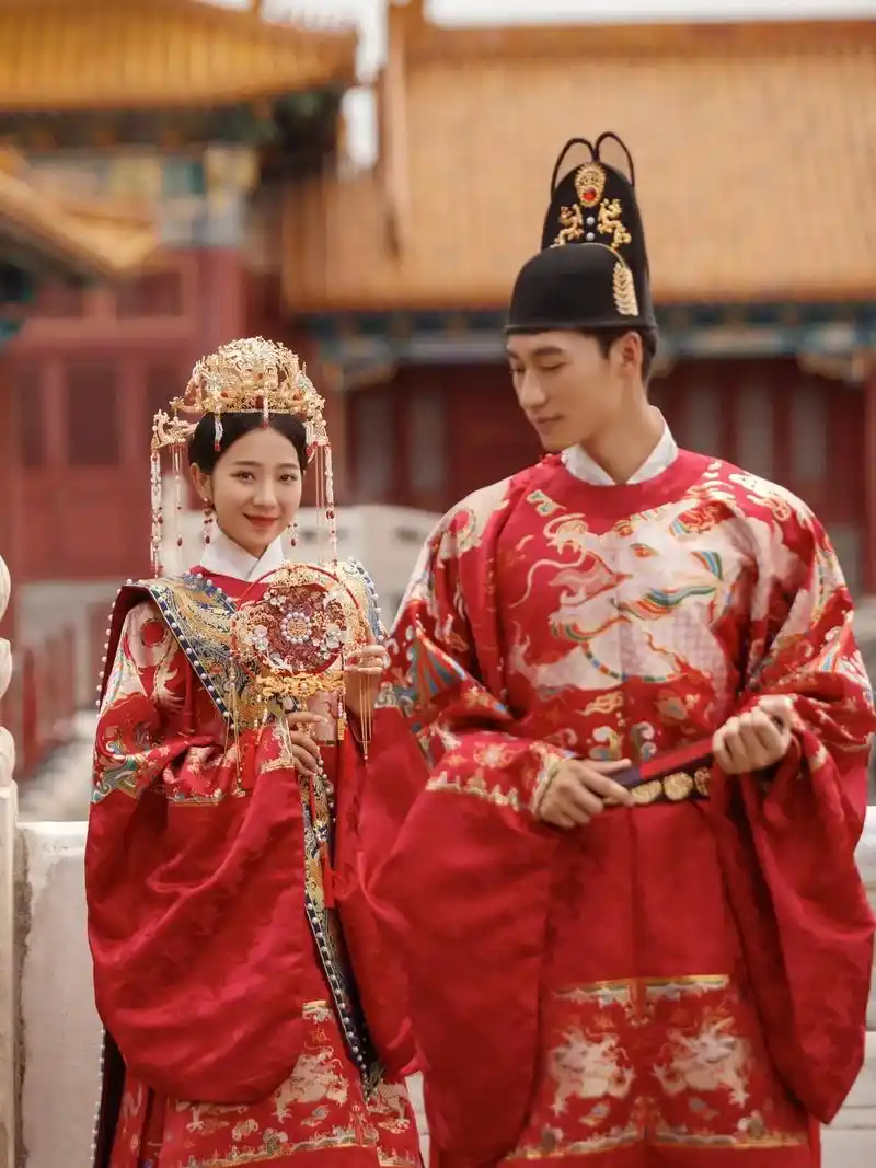 故宫婚纱照撼人心魄