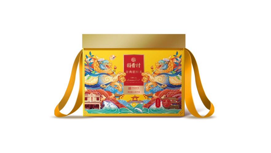 稻香村国潮风系列产品包装设计