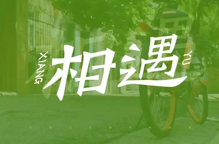 最美的遇见100款相遇字体设计3