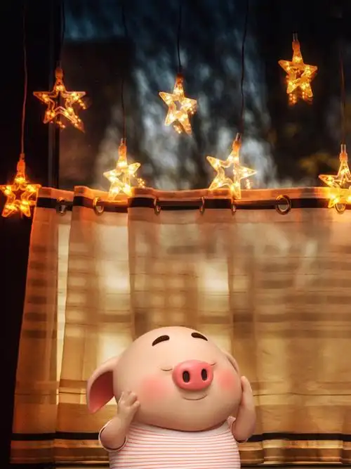 超级可爱的猪猪壁纸