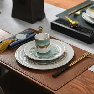 索米尔新中式餐具样板房摆件餐桌创意装饰盘子中餐摆台餐盘套装