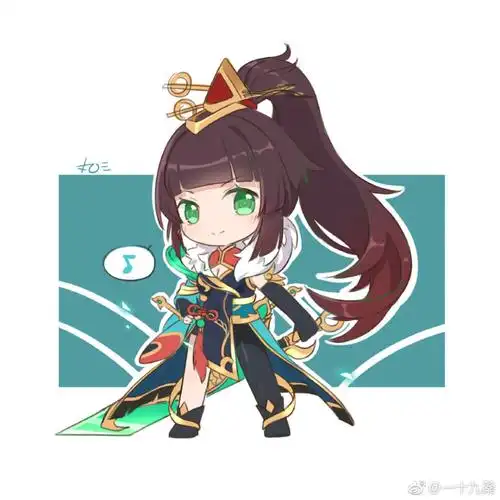 王者荣耀 花木兰微博:一十九桑