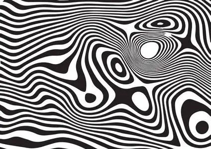 黑白斜条纹贴图黑白条纹光学抽象设计.矢量背景.曲线线照片