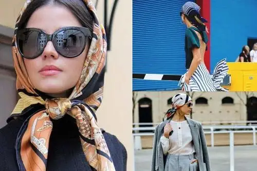 一条丝巾也能凹n种造型!这些夏日造型绝对吸睛!