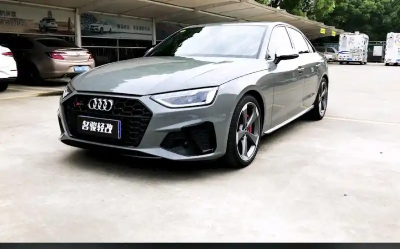 奥迪s4量子灰隐形车衣完工展示