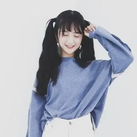 萌萌哒小可爱双马尾女生头像