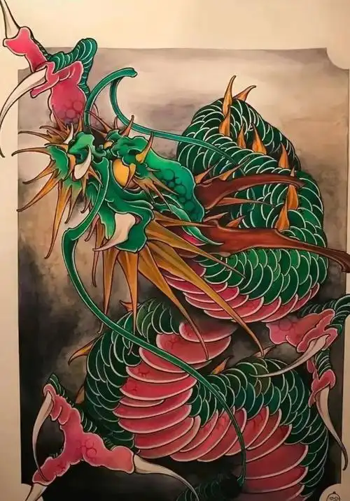 传统纹身寓意第九集:龙(中)