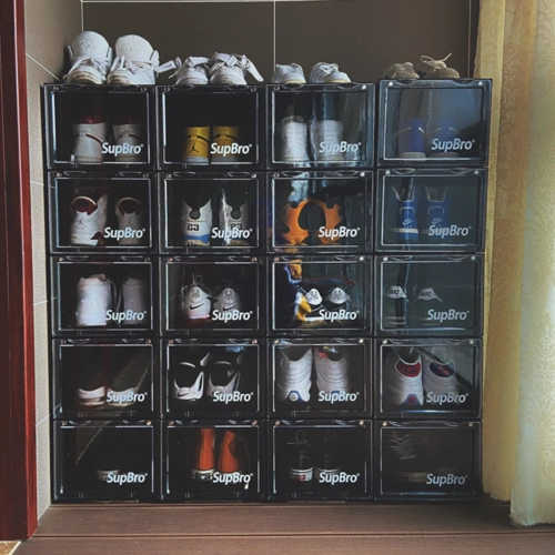 aj球鞋收藏塑料网红鞋柜20个装