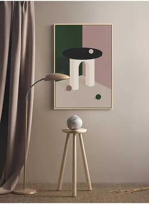 即便在室内大片的使用色调,也不会让人产生不适的感觉,卡其色是莫兰迪