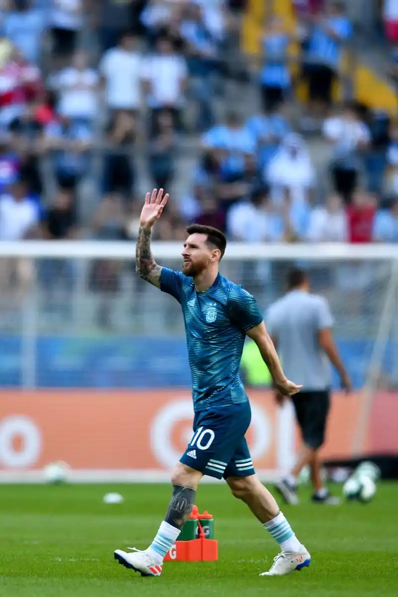 足球——美洲杯:阿根廷胜卡塔尔