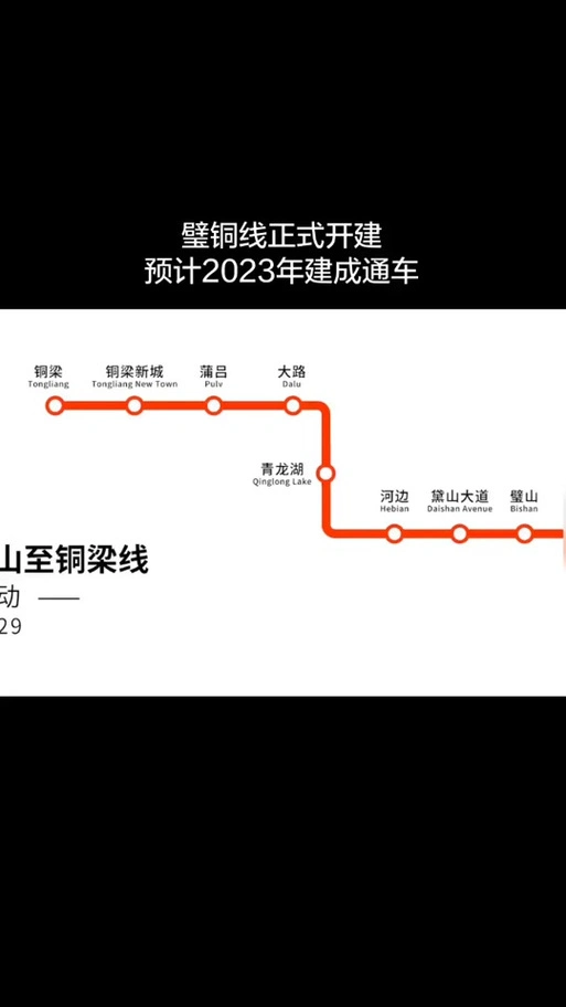 璧山轻轨最新规划图 - 抖音