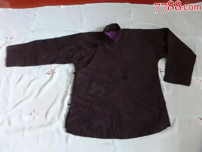 老大襟衣服560年代绸缎大襟斜襟盘扣上衣夹袄1398