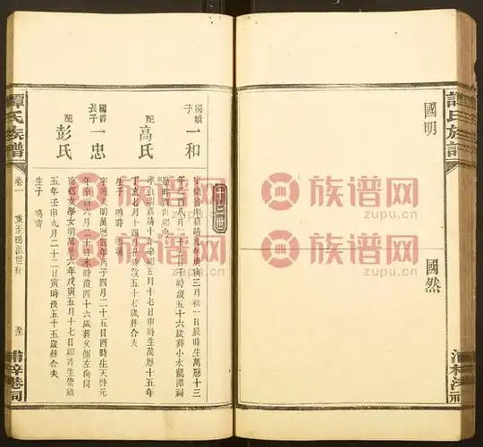 谭氏族谱112761797第1本