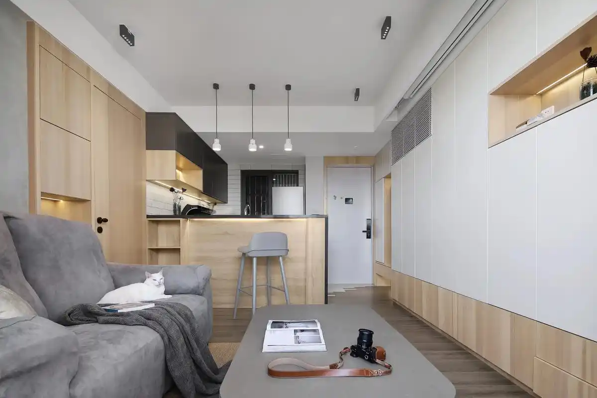 小户型50平米空间打破重组后