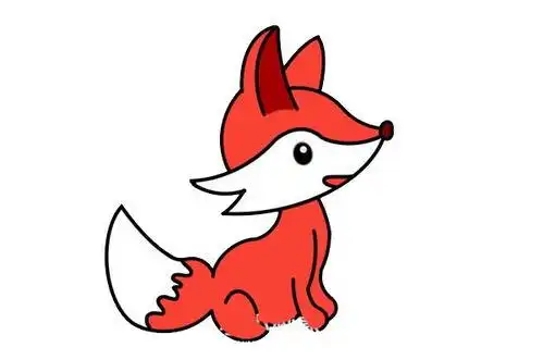狐狸简笔画 可爱 狐狸简笔画可爱九尾狐
