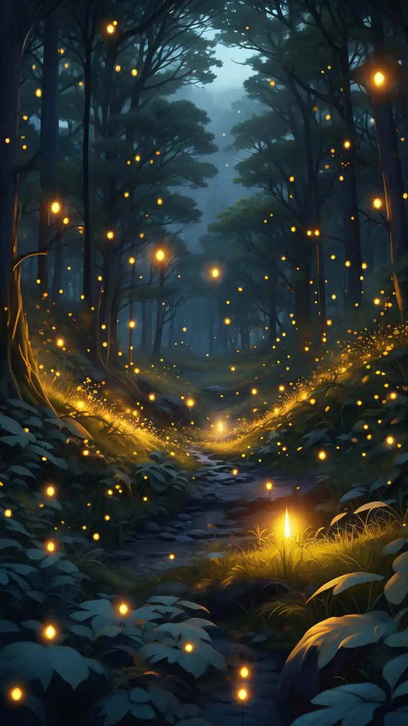 78好看发光萤火虫壁纸大放送78