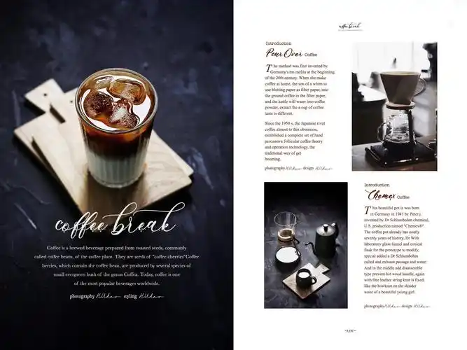 【huaer】美食杂志设计之二