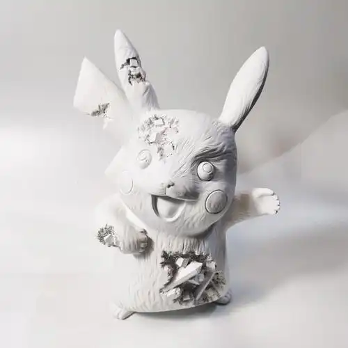 danielarsham皮卡丘摆件未来遗迹雕塑树脂手办女朋友摆件