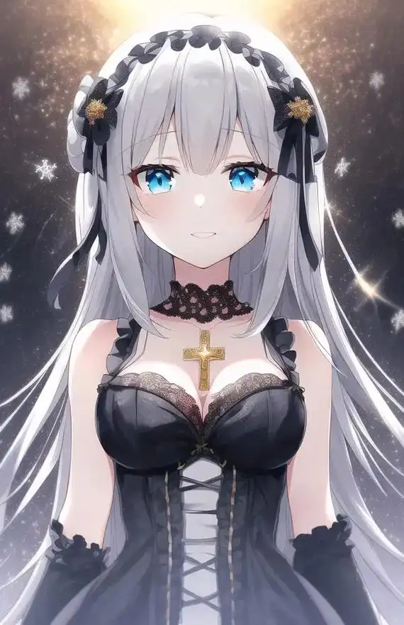 礼服哟.#二次元 #壁纸分享 #我又来送图啦 #动漫美女壁纸 - 抖音