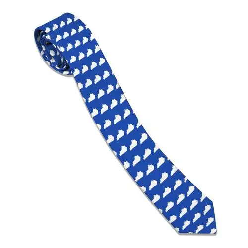kentucky state outline necktie - - - knotty tie co.
